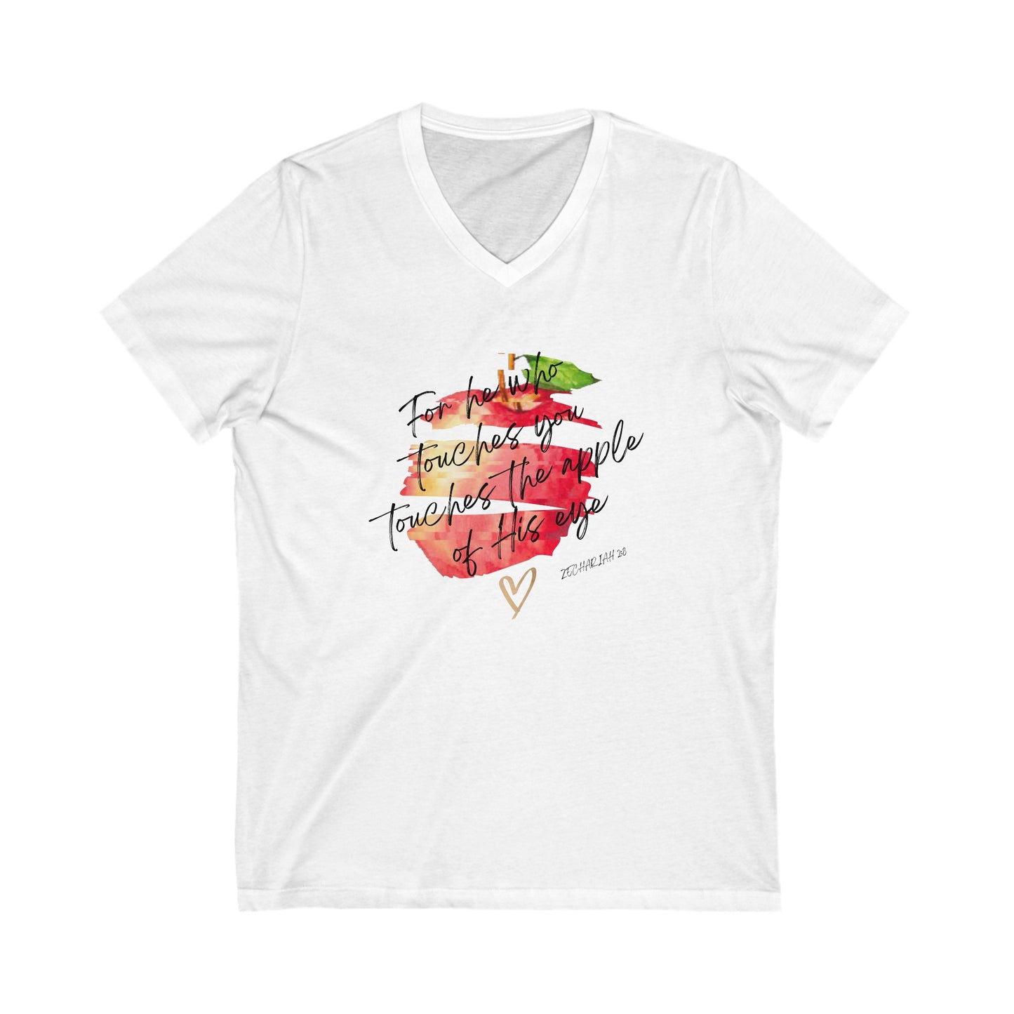 Apple of His Eye V-Neck Tee