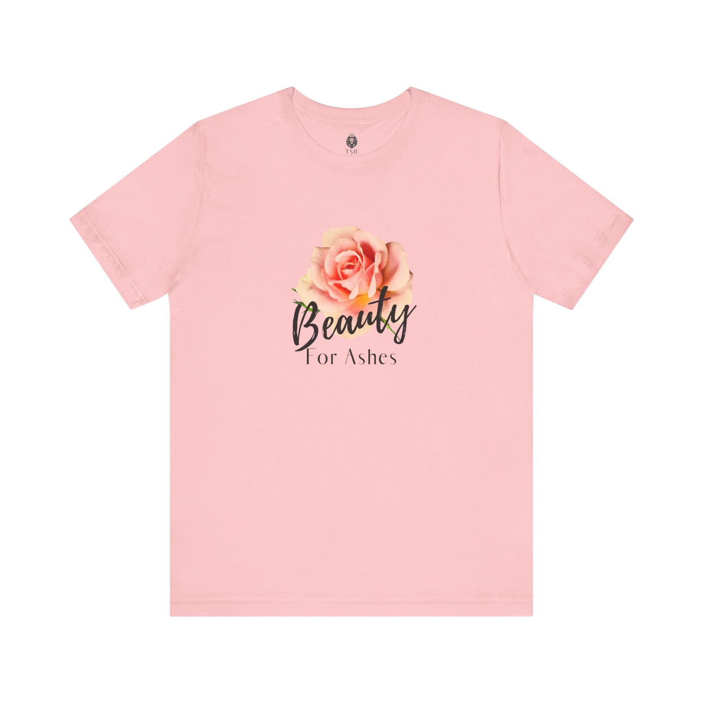 Beauty From Ashes T‑Shirt — Floral Christian Isaiah 61:3 Inspirational Tee