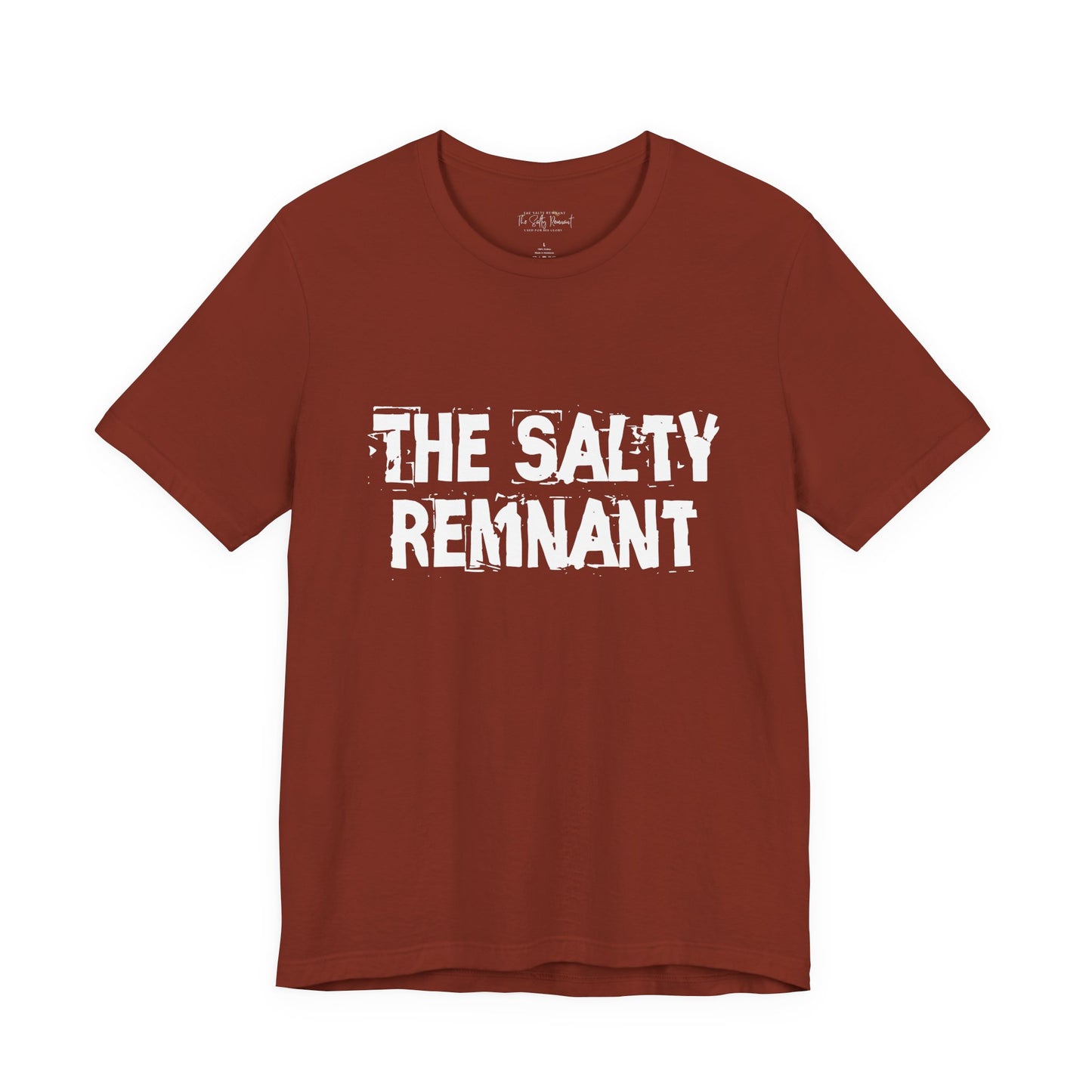 The Salty Remnant Tee- Vintage Rust- Matthew 5:13