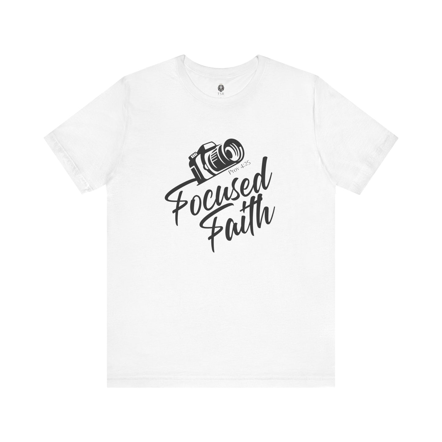 Faith Focused Tee - Black and White
