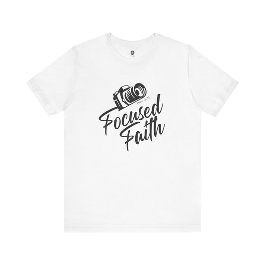 Faith Focused Tee - Black and White