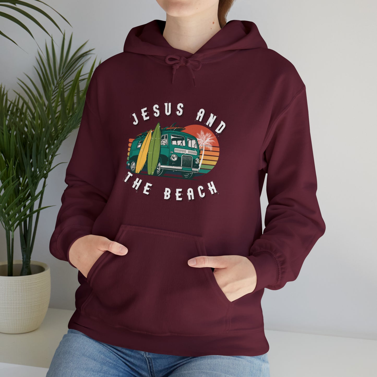 Jesus and The Beach Hoodie