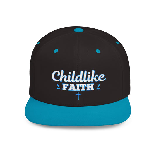 Childlike Faith Snapback- Teal