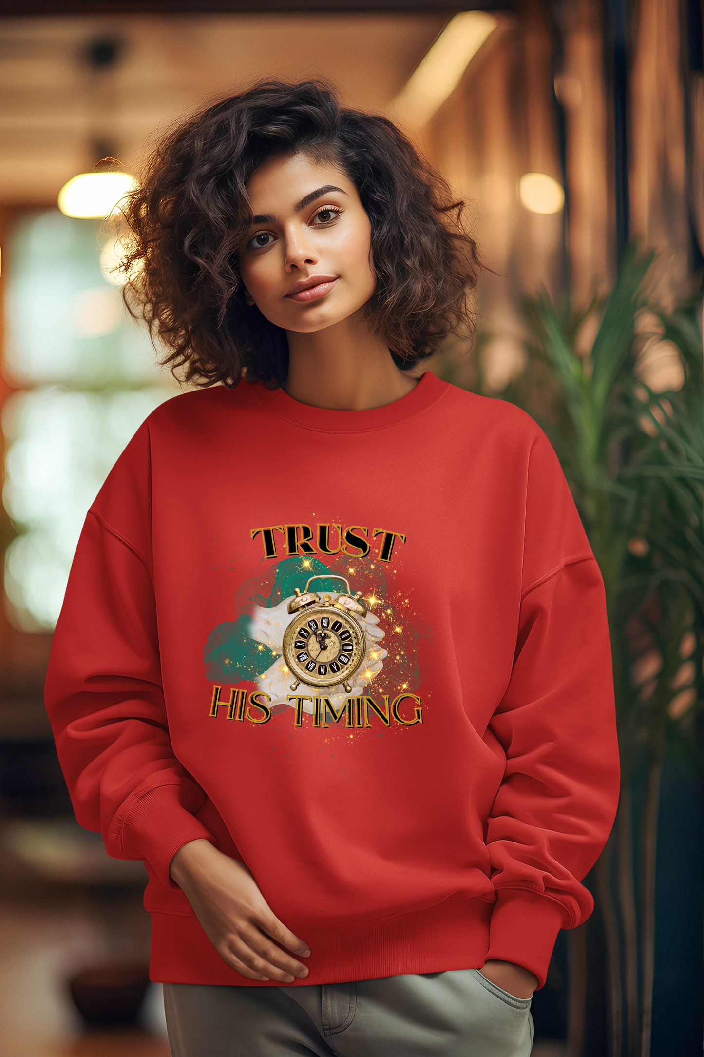 Trust HIS Timing Sweater