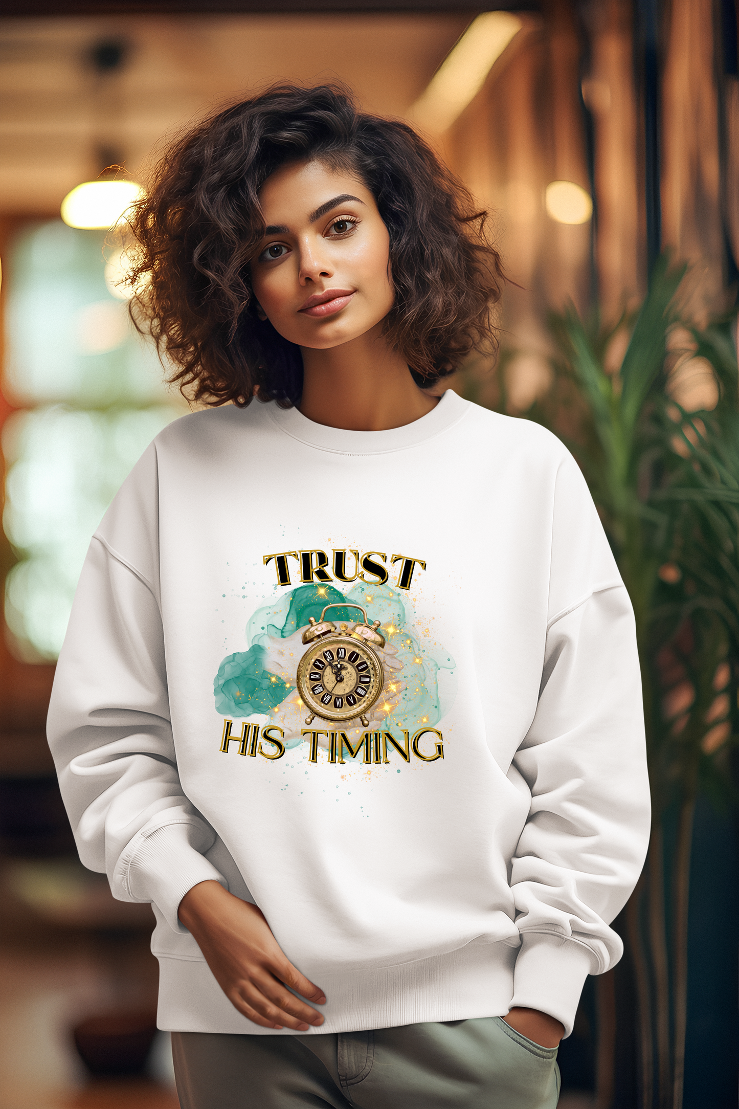 Trust HIS Timing Sweater